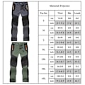 Pikkukuva 2 / 2: miesten camping suorat housut Grey 4XL