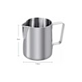 Miniatyrbillede 3 af 5: Home Novelty Flower Cup Kaffemaskine i rustfrit stål (350 ml skala)