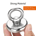 Miniatyrbillede 3 af 5: Piao Kraftig Neodymium Magnet Diameter 48mm Tykkelse 12mm 75kg Trækkraft Pot Clamping Recovery Magnet