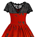 Pikkukuva 5 / 5: Tyttöjen Cosplay Witch Print -mekko, väri1 150cm