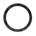 Klockramsinsats 38mm Keramisk Präglad Siffra Klockramsring Svart Reparationstillbehör