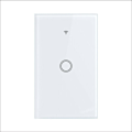 Miniatyrbillede 1 af 3: 120 type graffiti WIFI smart switch væg touch switch fjernbetjening stemmestyring, 1 vejs hvid