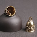 Pikkukuva 3 / 5: 4kpl monitoiminen kellariipus Crisp Sound Brass Diy Craft Bell kyltti kotiin