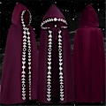 Miniatyrbillede 3 af 5: Heksekostume Gothic Reaper Hættekappe Farve2 4XL