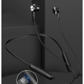 Miniatyrbillede 2 af 3: Hals Bluetooth-hovedtelefoner (sort)