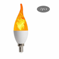 Miniatyrbillede 1 af 5: LED Candle Flame Lampe Simulering Flame Lampe