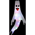 Pikkukuva 1 / 3: Halloween-riippuvat tuulisukat, Halloween Ghost -tuulisukat, Ghost Windsock -koristeet, Halloween LED-riippuva lippu, patiolle