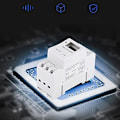Miniatyrbild 5 av 5: Ahc15a Digital Timer, Din Rail Mount 7-dagars programmerbart digitalt industritimerrelä