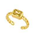 Pikkukuva 5 / 5: Sormus Vintage Zircon Geometry Stud Muotikorut Ac9618