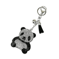 Miniatyrbild 3 av 3: Metallnyckelring Handväska Charms Väska Hängande hängsmycke Metallnyckelhållare Panda nyckelring
