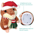 Miniatyrbillede 5 af 5: Småbørns plyslegetøj - Repeating Talking Hamster Legetøj - Blødt hamster Plyslegetøj - Interaktivt plys hamsterlegetøj til børn Fødselsdagslegetøjsgaver