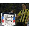 Miniatyrbillede 2 af 3: Stjerne med silikone armbåndsring (sort)