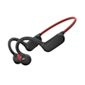 Miniatyrbillede 1 af 3: Vandtætte Bone Conduction 5.0 In-ear Bluetooth-hovedtelefoner (sort og rød)