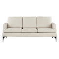 Miniatyrbillede 5 af 5: 4-pak metalmøbler sofaben, moderne stil gør-det-selv møbler foderstatning, trekantet bordskab skabsfødder Heavy Duty til kommode sofabord