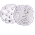 Miniatyrbillede 1 af 5: Dykning LED poollys, farveskiftende dekorative lys, velegnet til akvariebade, vaser, pools, damme, (24 Button Re)