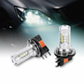 Miniatyrbillede 4 af 5: 2 stk HID Hvide 80W H15 LED-pærer Lys Bilforlygte Lampe High Power H15 Kørelys Lampe Bil LED-pærer