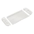 Miniatyrbild 2 av 8: Transparent Switch OLED 2021 Gamepad Skyddsfodral Avtagbart Stötsäkert Joy Con-skydd