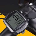 Vattentät trådbunden hastighetsmätare cykelodometer med LCD-dator multifunktionsstoppur