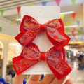 Pikkukuva 4 / 4: Bowknot Scrunchies Naiset Nauhat Hiusnauhat Tytöt Huivi Hiussolmiot Makeat hiusköydet Muoti Hiukset 6