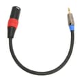 XLR til 3,5 mm kabel Stereo tabsfri støjreduktion Mikrofon Balanceret ledning til kamera Computer 11,8 tommer