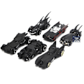 Pikkukuva 4 / 5: 6 kpl/setti Batmobile metalliseos automalli leluajoneuvoyhdistelmä lasten set lahjat