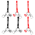 Pikkukuva 1 / 3: 6 kpl Avain Lyhyt Lanyard Avaimenperä Hihnat Matkapuhelimen avaimenperä