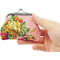 Miniatyrbild 3 av 3: 4 paket canvasplånböcker med vacker spänne.--