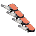 Miniatyrbild 5 av 10: 4-pack Däcktrycksensor TPMS BHB637140 Ersättning för Mazda CX-3, CX-5, CX-7, CX-9, MX-5