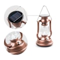 Miniatyrbild 4 av 4: Campingljus, handvev nödcampingljus, utomhussolljus (16 LED-solljus ~ bronsvitt ljus)