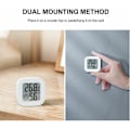 Miniatyrbillede 2 af 5: Kkmoon Mini indendørs termometer fugtighedsmonitor Digital LCD temperaturmåler sensor Hygrometer temperaturindikator Th