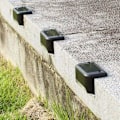 Miniatyrbillede 5 af 5: -4 stk Solar Led dækslys, IP65 udendørs vandtætte trådløse scenelys til terrassetrapper hegn