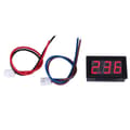 Digital DC Current Display Panel - 0-10A Amperemeter - Röd