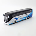 Miniatyrbillede 1 af 5: 1:32 Skala Setra S 431 Dt Bus Sightseeing Legetøjsbil Porswon Diecast Model Træk tilbage Lyd og lys Uddannelseskollektion Gift Kid