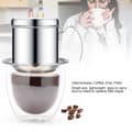 Miniatyrbillede 2 af 8: Vietnamesisk Kaffe Drypfilter - Rustfrit Stål Kop Infuser Maker