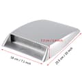 Miniatyrbild 4 av 4: Universal Bil Luftintag Scoop Vent Cover Silver