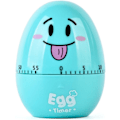 Miniatyrbillede 1 af 5: Funny Boiled Egg Cooking Countdown Timer, 1 Time Kids Mechanical Timer til køkken, studie, lektier, sportsøvelser (blå)