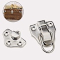 Miniatyrbild 2 av 5: 8-pack Retro Style Box Toggle Spärr Antik Metal Duckbilled Hasp Spärrhake Med Hänglås Hål För Smyckeskrin Skåp
