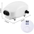 Miniatyrbillede 2 af 5: Vandtank luftpumpe, iltpumpe, akvarium iltpumpe, dobbelt kontrol bar pumpe