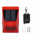 Miniatyrbillede 2 af 4: Solar Advarselslys 129db Solar Alarm Strobe Lys Bevægelsessensor Fjernbetjening