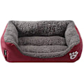 Miniatyrbillede 1 af 5: Candy Color Square Kennel - Burgundy XL