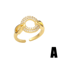 Pikkukuva 3 / 5: Sormus Vintage Zircon Heart Stud Muotikorut Ac10220 C