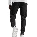 Pikkukuva 3 / 4: Miesten Colorblock Cargo Jogger -housut Black 3XL