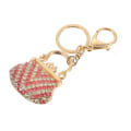 Miniatyrbillede 3 af 4: 1 stk Pretty Alloy Diamond Nøglering Aloy Diamond Nøglering Taske Nøglering