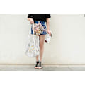 Miniatyrbillede 5 af 5: Mesh Beach Tote Dame Skulder Håndtaske A916-624 White