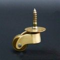 Miniatyrbillede 4 af 5: hjul 4X drejelige hjul, Messing Møbelhjul, Transporthjul, drejelige hjul, Lydløs rullende, til Møbler, ap