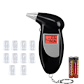 Miniatyrbild 1 av 4: Breathalyzer Breathalyzer, professionell bärbar respirator med LED digital display (med 10 munstycken)