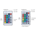 Miniatyrbillede 2 af 5: Dykning LED poollys, dekorative farveskiftende lys, velegnet til akvariebade, vaser, pools, damme, (24 Button Re)