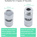 Pikkukuva 4 / 5: (Universal Dual Mode All Copper Aerator + Copper Adapter) Roiskesuojattu ilmastin keittiöön ja kylpyhuoneeseen