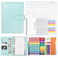 Miniatyrbild 1 av 5: A6 Pu Läder Notebook Planner Organizer Blue