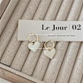Miniatyrbillede 1 af 5: Øreringe New Arrival Heart Stud Girls&#39; Modesmykker Ac2511 D216